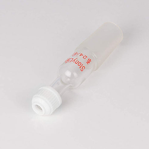 StonyLab Thermometer Inlet Adapter with 24/40 Inner Joint, 80mm Height, for Distillation Apparatus...