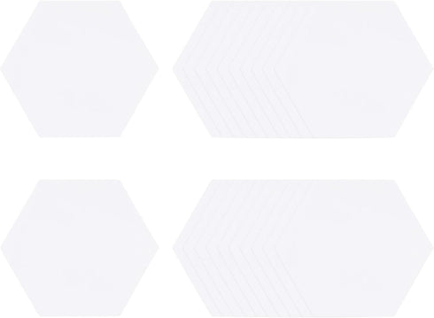 200 Count English Paper Piecing Hexagon 36mm Shapes Paper Quilting Templates Patchwork English Paper Piecing Supplies for Quilting Sewing DIY Craf...