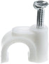 CableWholesale RG6 Cable-Clip, White, 100 Pieces per Bag (200-961)...