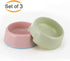 BOCHO Plastic Dog Bowls,Food Dishes & Water Bowl for Dogs, Cats or Other Small Animals-Color Set (Candy colors, Small)...