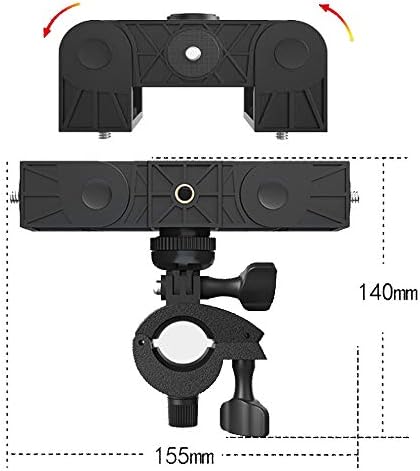 Multiple Phone Bracket Set for YouTube Video or Live Streaming. Compatible with Mounting Smartphones, Ring Lights and Microphones to Tripods, Mono...