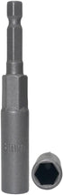 1/4 inch Drive Socket Wrench with Hexagonal Shank Deepened Electric Wrench Adapter Nut Drill Tool 2-pcs (8mm)...