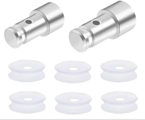 2 Pcs Universal Replacement Floater Valve with 6 Pcs Silicone Gaskets Electric Pressure Cookers Parts for Pressure Pot Such Pressure Cooker Replac...