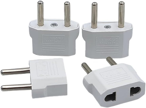 European Travel Plug, American USA to European Plug Adapters, German French Iceland Spain Greece Norway adapters for Europe, Perfect for Travellin...