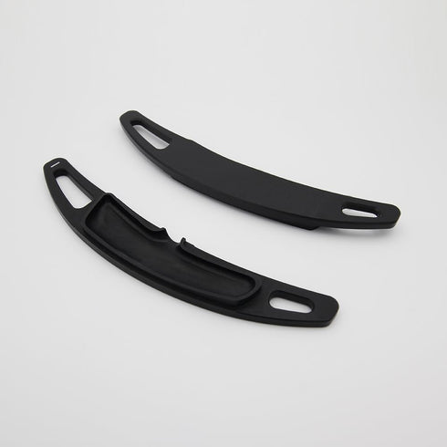 SANRILY Black Aluminum Steering Wheel Paddle Shifter Extension Fit for Porsche Panamera Macan Cayenne 911 718 918 Spyder Boxster,2018 Panamera(New...