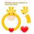 SHARE&CARE BPA Free Silicone Giraffe Baby Teether Toy with Storage Case, for 3 Months Above Infant Sore Gums Pain Relief and Baby Shower, Baby Tee...