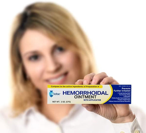 Hemorrhoidal Pain Relief Ointment 2 oz (56g) Per Tube Hemorrhoid Treatment for Fast Acting Itch, Swelling, and Maximum Strength Pain Relief (3 Pac...