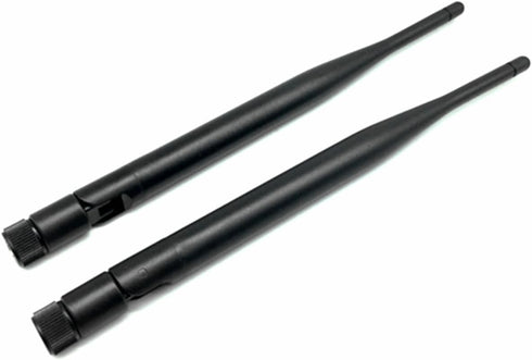 2.4G High Gain Omni-Directional Antenna, WiFi Bluetooth Router External Wireless Signal Foldable Stick Antenna, 3dBi Signal Enhancement Antenna, F...