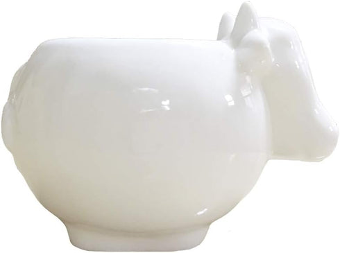 White Cow Ceramic Flower Planter Mini Succulent Plants Pot, for Office House Balcony Landscape,Creative Decorative Flower Pots....