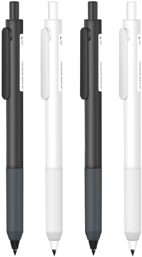 2 Pcs Black Eternal Pencil, Art Sketch Pencils, No Ink Writing Pen, Unlimited Writing Pencil, Long Lasting Magic Pencils for Writing Drawing Woodc...