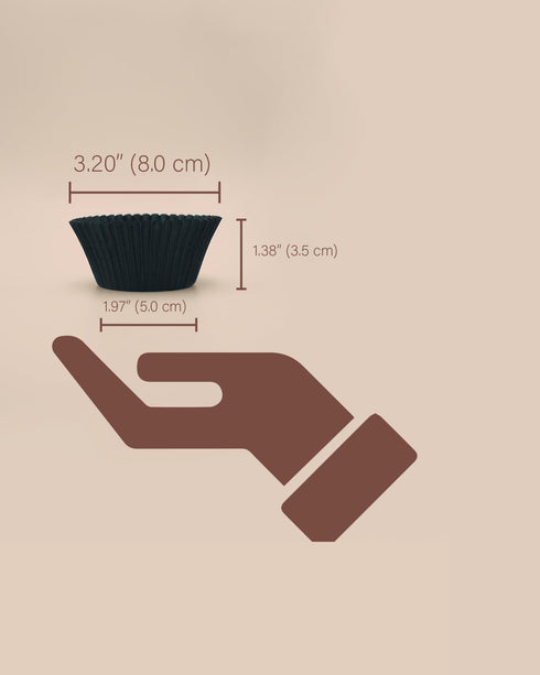 200pcs Standard Black cupcake liners for baking,food grade cupcake wrappers,greaseproof parchment muffin liners for martin luther king jr day deco...