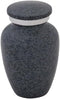 Graystone Keepsake Cremation Urn for Ashes, Aluminum, Gray Urn, Keepsake Sized Cremation Urn, 3 Inches High...