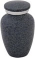 Graystone Keepsake Cremation Urn for Ashes, Aluminum, Gray Urn, Keepsake Sized Cremation Urn, 3 Inches High...