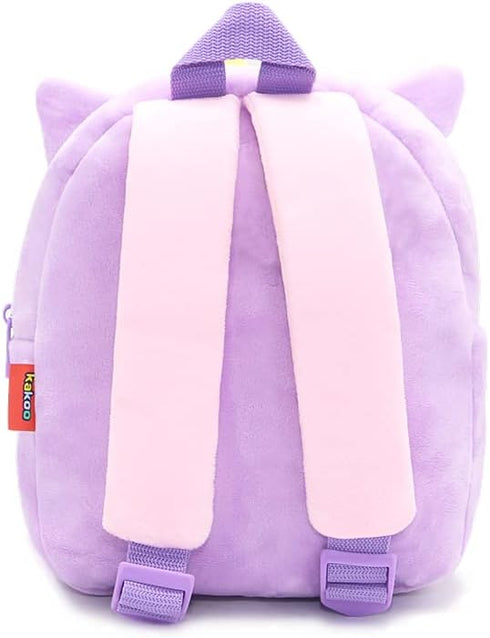 NICE CHOICE Cute Toddler Backpack Toddler Bag Plush Animal Cartoon Mini Travel Bag for Baby Girl Boy 2-6 Years(Puple Unicorn)...