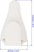 2 Pack PU Scissors Cover - Embroidery Sewing Craft Leather Scissors Protective Case, Apply to Storing Nipper Shears (4.5 x 2.6 Inches, White)...