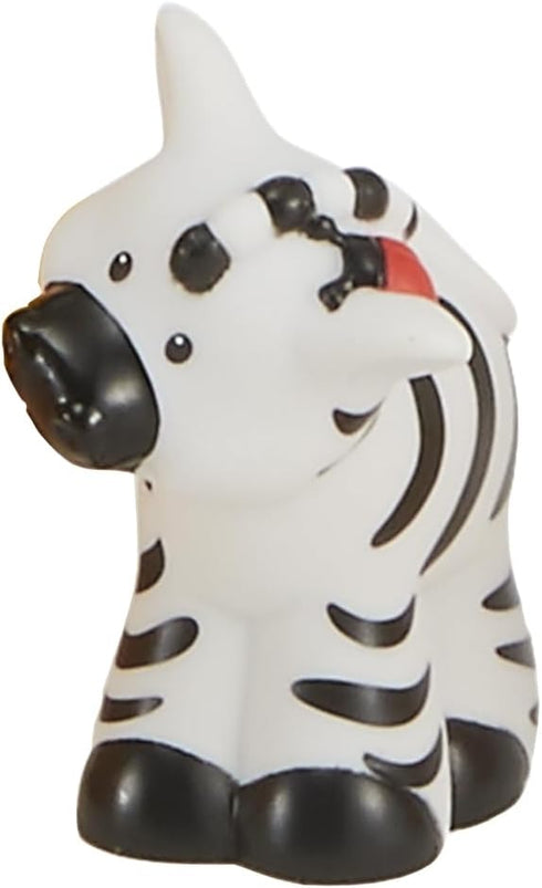 Replacement Part Fisher-Price Little-People Noah's Ark Playset - BMM06 - DKV14 ~ Replacement Zebra with Ladybug on Head Figure, White, Black, Red...