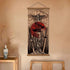 Japan Wall Art Armor Samurai Sword Poster Print On Canvas Skeleton Oriental Art Decoration Wood Framed To Hanging 16”X35”...