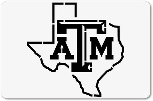Texas A&M in Texas Mini Stencil - TAMOOS-202...