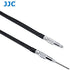 JJC 40cm Red Mechanical Cable Shutter Threaded Release, Bulb-Lock Design for Long Exposure, fits Fuji XT1 XT2 XT3 XT4 X100T Leica M6 M7 M8 Sony RX...