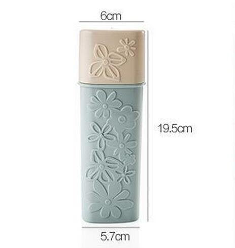 2PCS Portable PP Plastic Toothbrush Toothpaste Holder Case for Travel Use Color Random...