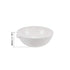 uxcell Evaporating Dish Basin High-Temperature Resist Porcelain 60ml Round Form with Spout 2pcs for Lab Supply Heating Liquid Scientific Teaching ...