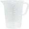 Appletofu Plastic Graduated Measuring and Mixing Pitcher - 2000ml Plastic Graduated Measuring Pitcher - Large Cylinder Graduated Measuring Contain...