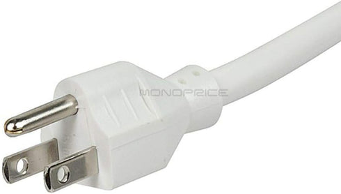 Monoprice 109198 6 Outlet Slim Surge Protector Power Strip - White - 3ft Cord | UL Rated 540 Joules With Power/Circuit Breaker Switch...
