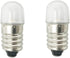 10pcs E10 LED Bulbs 12V Cool White E10 Miniature Screw LED Lamps 0.5Watts 65Lm 12 Volt Miniature Flashlight Bulbs...