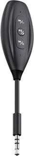 Bluetooth 5.1 AUX Adapter for Car Support Siri/Hands-Free Call,3.5MM MP3 Bluetooth Player 20H Battery Life,Wireless Bluetooth Car Adapter Bluetoot...