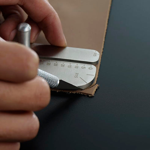 Leather Sewing Aid Tool, Constructed from Durable Stainless Steel, Serves as a Guide for Precise Punching, Equivalent to a Diamond Lace Chisel or ...