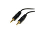 StarTech.com 6 ft. (1.8 m) 3.5mm Audio Cable - 3.5mm Audio Cable - Gold Plated Connectors - Male/Male - Aux Cable (MU6MM) Black...