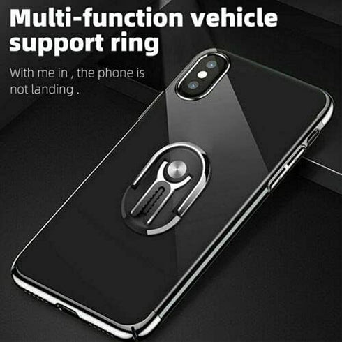 3 in 1 Finger Ring Holder Stand Car Air Vent Mount Metal Plate Rotating Magnetic Grip Portable Ring Holder Finger Kickstand Car Mount Compatible w...