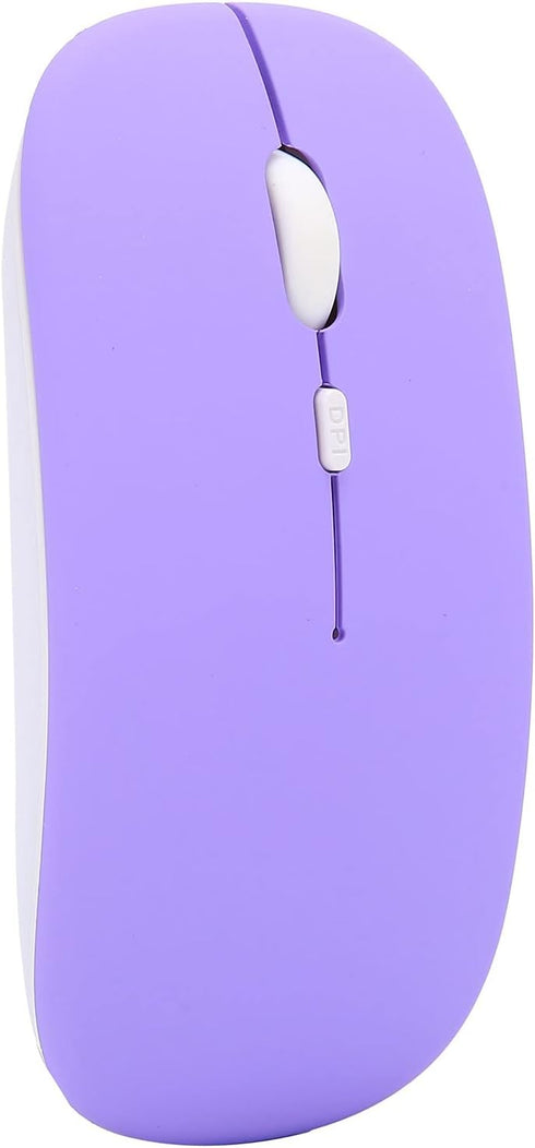 ASHATA Mouse Rechargeable, Ultra Slim1600 DPI (3 Speed Adjustable) Bluetooth Mini Silent Optical Cordless Mice for Laptop,PC,Computer, Tablet (Fro...