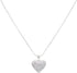 Lavencious CZ Paved Heart Shape Pendant Necklace and Cluster Earrings Jewelry Set for Women...