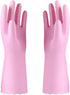Alimat PluS 1 Pack Reusable Cleaning Gloves Latex Free (Medium), Dishwashing Gloves with Cotton Flock Liner and Embossed Palm, Waterproof Househol...