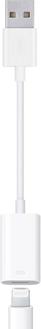 USB Male to Lightning Female Audio Adapter Cable,Type A to Lightning Dongle Converter Support Volume Control Mic Compatible with MacBook Computer ...