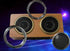 Fielect 10 Inch Black Notch Speaker Rubber Edge Surround Rings Replacement Parts for Speaker Repair or DIY 2pcs...