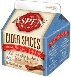 Aspen Mulling Cider Spice 4 Pack Qty of 4, 2 Ounce Cartons (Sugar-Free Spice Blend)...