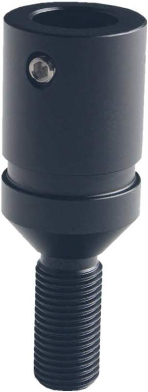 DEWHEL Custom Aluminum Universal Shift knob Shifter Adapter compatible with Non Threaded Shifters BMW Mini M10X1.5 Black...
