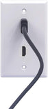 VCE 4K HDMI Keystone Jack 6-Pack, HDMI Female to Female Adapter HDMI Coupler Snap-in for Keystone Wall Plate, White...
