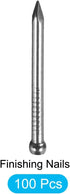 Finishing Nails (2x28mm) 100pcs, Carbon Steel Hardware Nails - for Woodworking Baseboard...