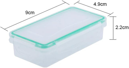 2 PCS 18650 Battery Storage Case, Plastic Battery Holder Waterproof Battery Holder Storage Box Portable Battery Container Protector...