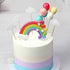 Rainbow Cake Toppers Set, 12 Pcs Colorful Rainbow Cake Topper Kits - Incluede 1 Rainbow, 5 Cloud and 6 Balloon...