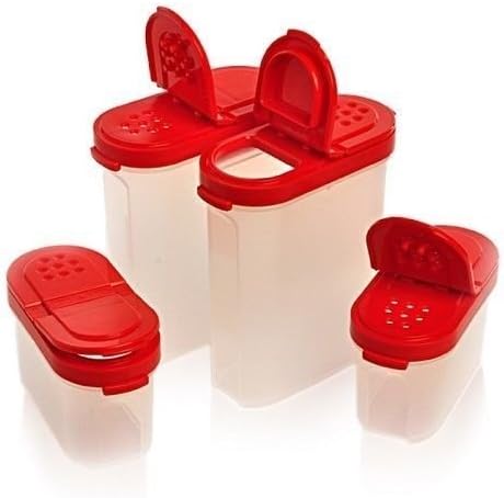 Tupperware Modular Spice Shaker Set of 4 Shakers...