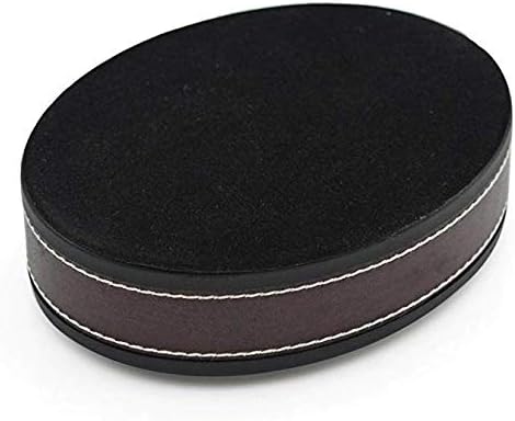 Leather Stainless Steel Cigarette Ashtray Modern Tabletop Cigars Ashtrays For Indoor,Gift for Smokers, Desktop Smoking Ashtray for Home Office Dec...