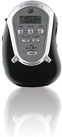 GPX R300S Am/FM Armband Radio with Earbuds,Black...