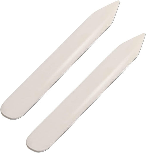WUTA Bone Folder Genuine 2Pcs Cattle Bone Paper Creaser Scrapbooking Tool for DIY Handmade Burnishing Bookbinding Cards and Paper Crafts...