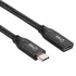 cablecc USB-C USB 3.1 Type-C Male to Female Extension Data Cable with Sleeve for Laptop Phone 60CM...
