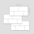 Vinyl Wall Tile Transfers Brick Sticker for Home Decor, Peel&Stick Self-Adhesive Backsplash Subway Sticker Tile Decals for Kitchen Bathroom Decor,...
