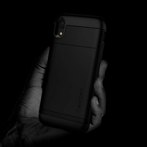 Spigen Slim Armor CS Cover Compatible with iPhone XR - Black...